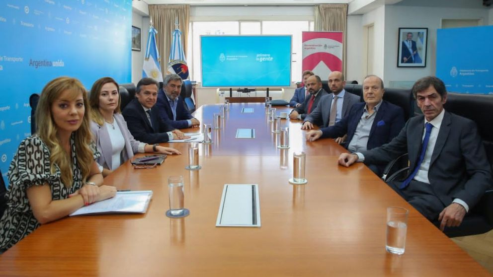 La reunión se llevó adelante en la sede del Palacio de Hacienda (Télam).