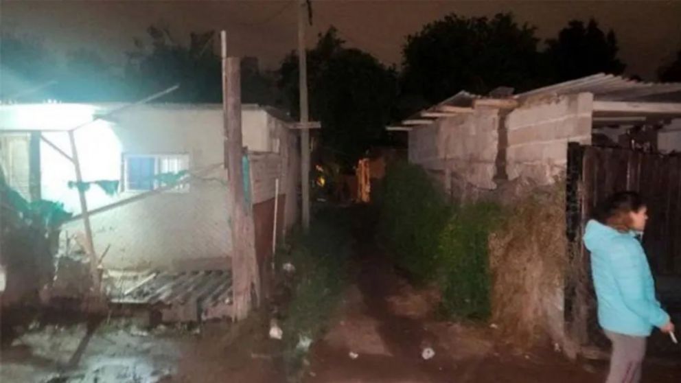 La casa donde la adolescente fue asesinada. Foto NA.