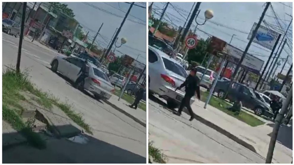 Hay cámaras de seguridad que registraron la secuencia.