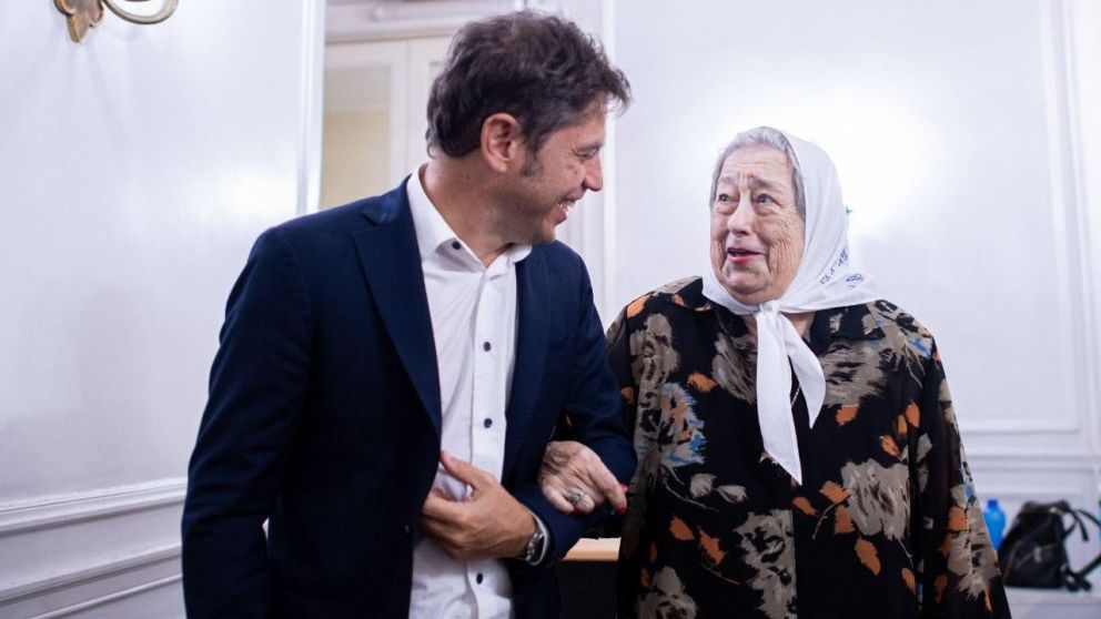 "Seguís presente en nuestras luchas": Kicillof recordó a Hebe de Bonafini, a un año de su fallecimiento