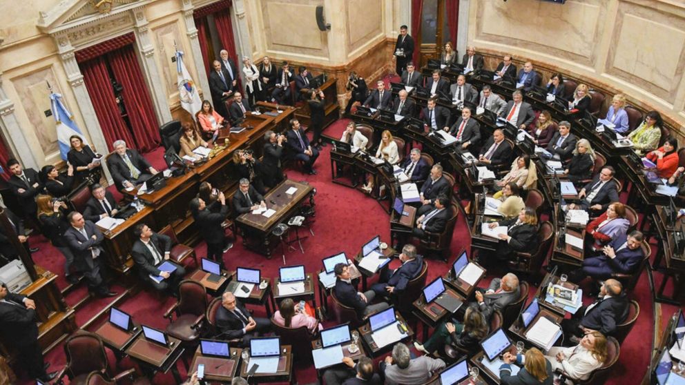 La Libertad Avanza queda en minoría en el renovado Senado (Télam/Archivo).
