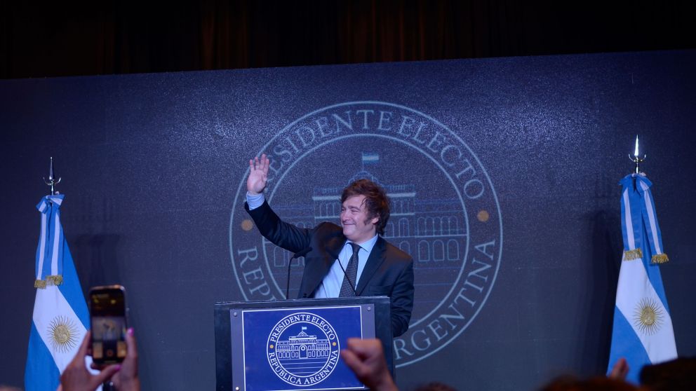 "Cerrar el Banco Central es una consigna de índole moral", afirmó Javier Milei (Crónica / Fernando Pérez Ré).