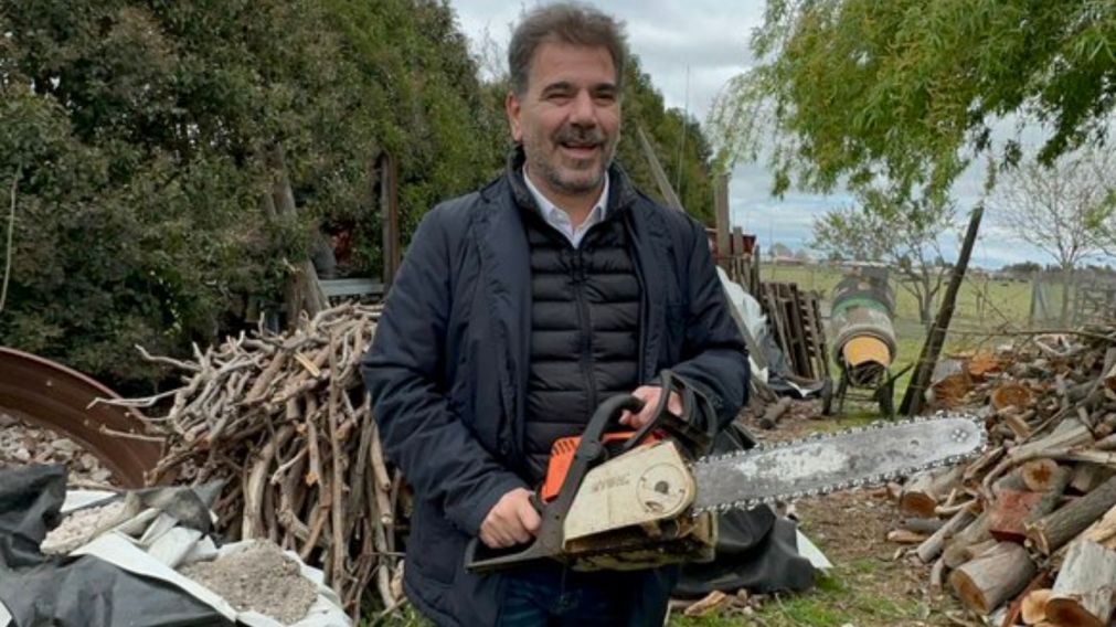 Ritondo se mostró alegre por la tendencia favorable a Javier Milei.
