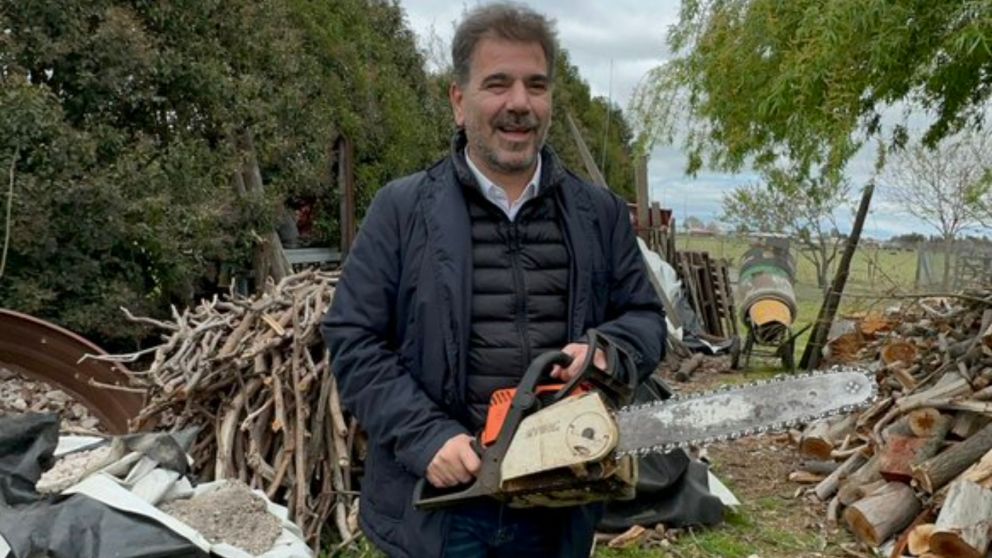 Ritondo se mostró alegre por la tendencia favorable a Javier Milei.