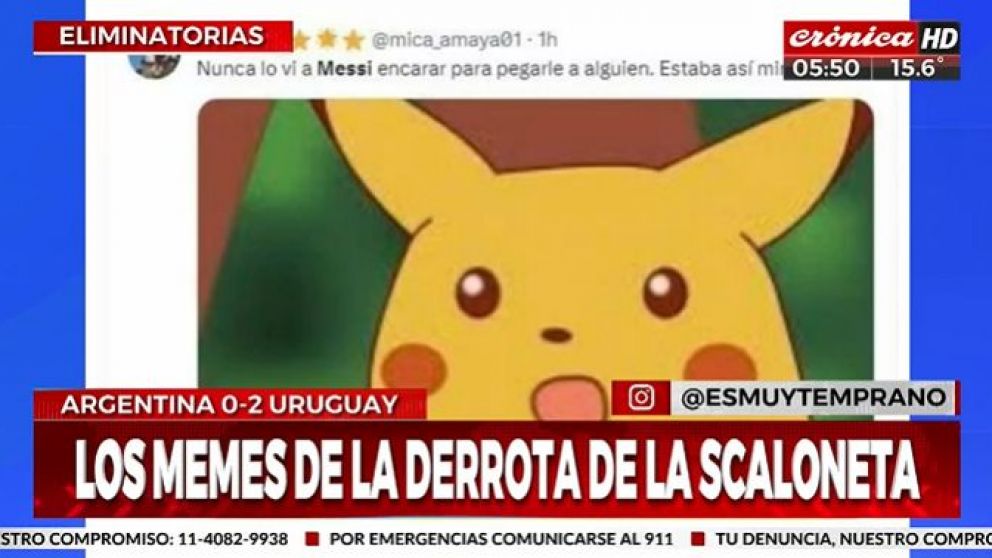 Eliminatorias 2026: los mejores memes que dejó la caída de Argentina ante Uruguay