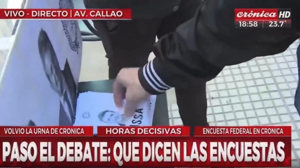 El cantante de rock participó de la encuesta.
