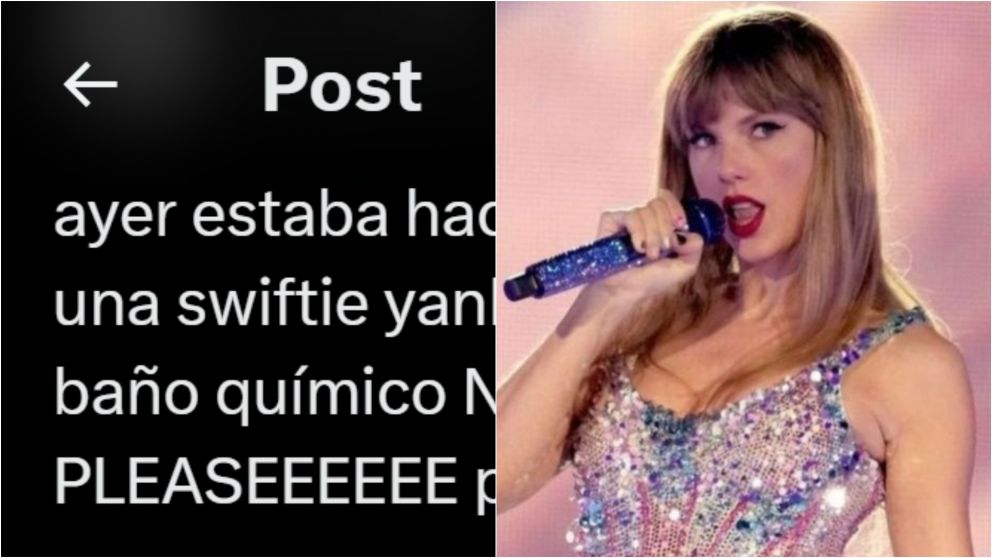 La curiosa secuencia que vivió una joven cuando fue al baño en el recital de Taylor Swift.