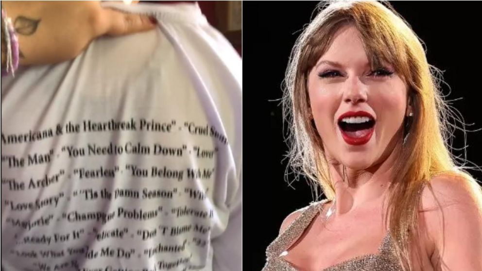 ¡Imperdonable! se compró una remera en el recital de Taylor Swift y se llevó una terrible decepción.