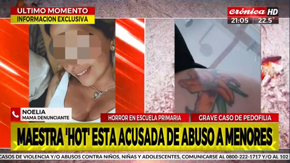 La docente acusada fue apartada del cargo.