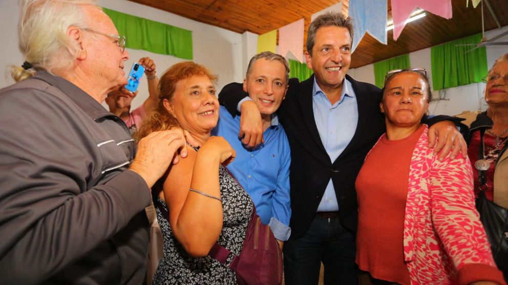 Sergio Massa en Esteban Echeverría.