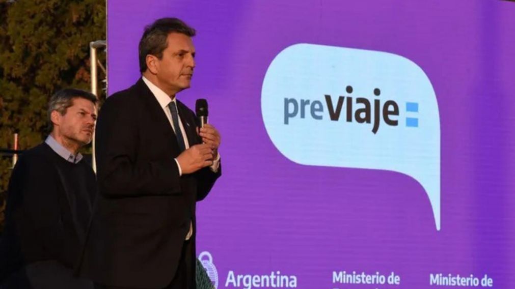 Sergio Massa confirm� que continuar� el PreViaje en caso de ganar las elecciones (Archivo).