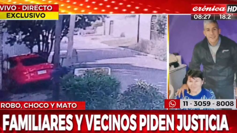 El trágico episodio tuvo lugar este jueves en la zona oeste del conurbano (Crónica HD).