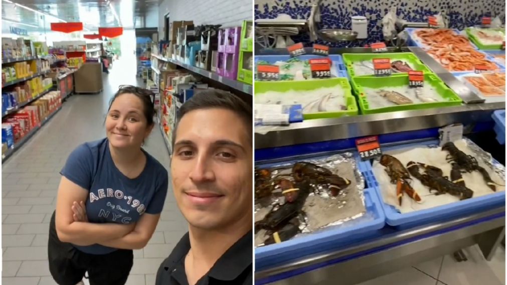 Un argentino fue a un supermercado en España y mostró cuáles son los productos más "raros" (Imagen captura vídeo).
