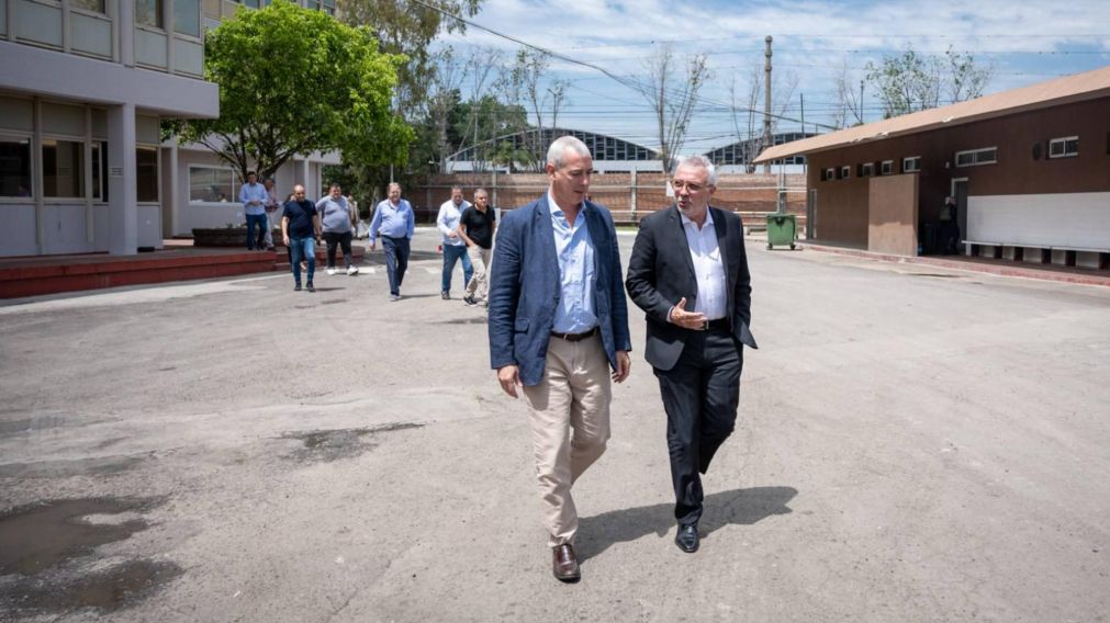 Julio Zamora supervis� la construcci�n de una nueva planta de tratamiento de efluentes l�quidos en el Frigor�fico Rioplatense.