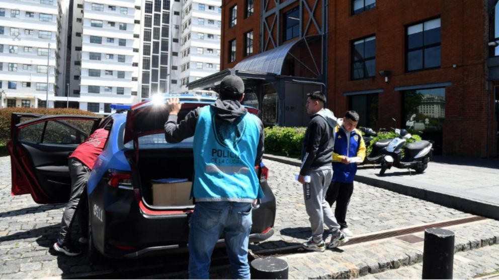 Los operativos se llevaron a cabo en el microcentro porteño (Télam).