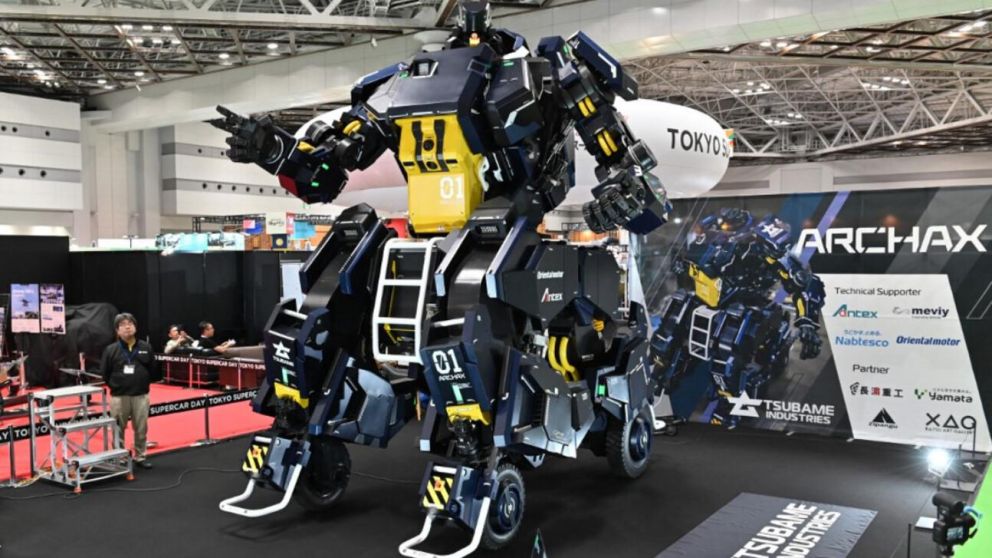 El robot tiene una velocidad de 10 kilómetros por hora (Twitter).