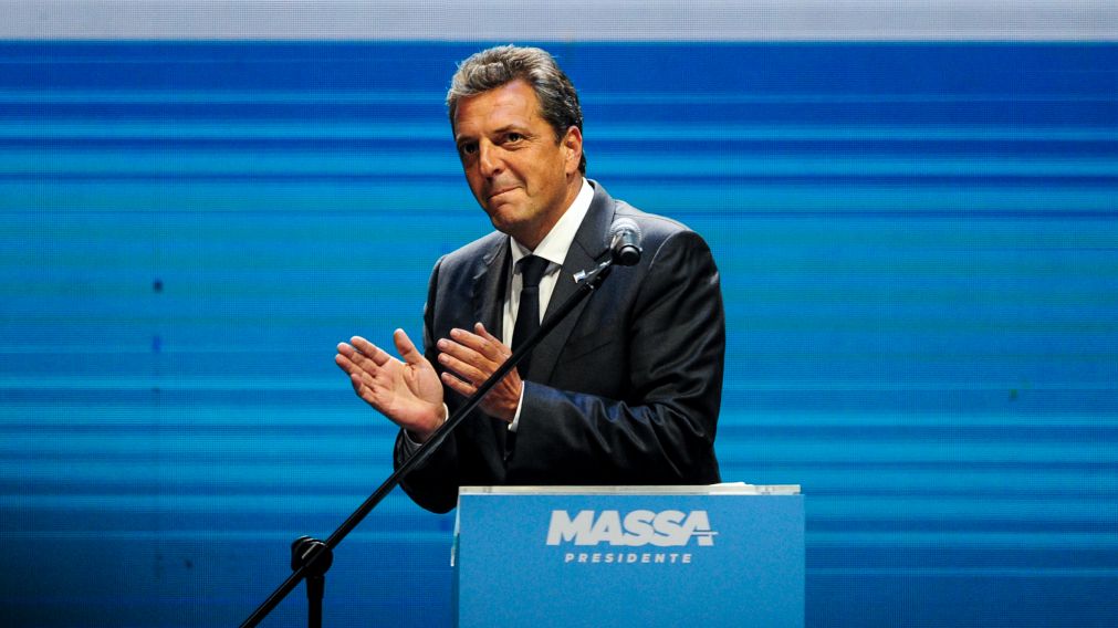 Sergio Massa presentó 10 propuestas de gobierno en el Gran Rex. (Foto: Télam)