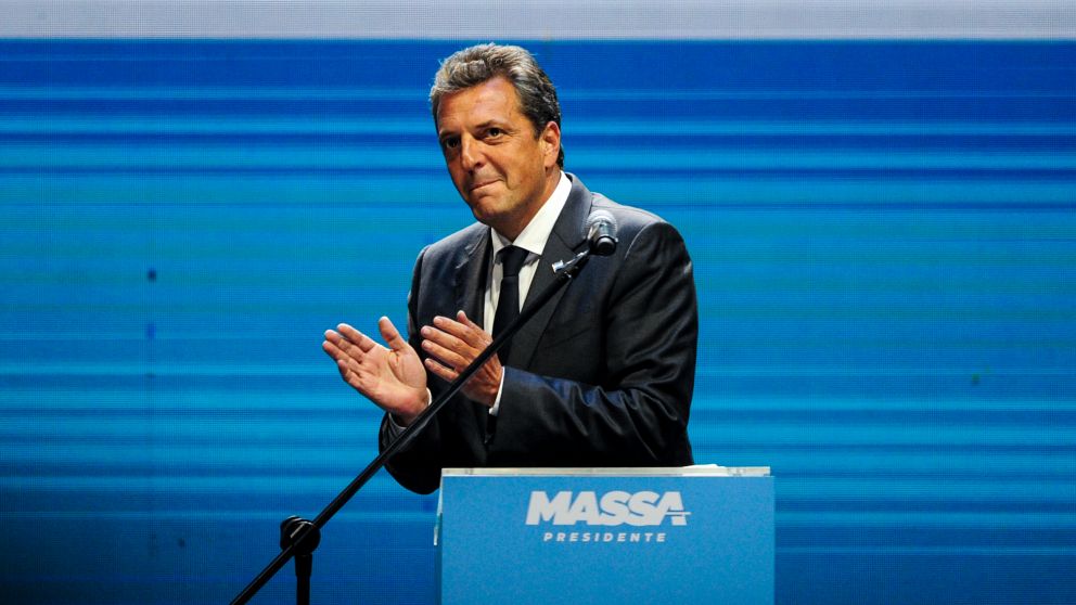 Sergio Massa presentó 10 propuestas de gobierno en el Gran Rex. (Foto: Télam)