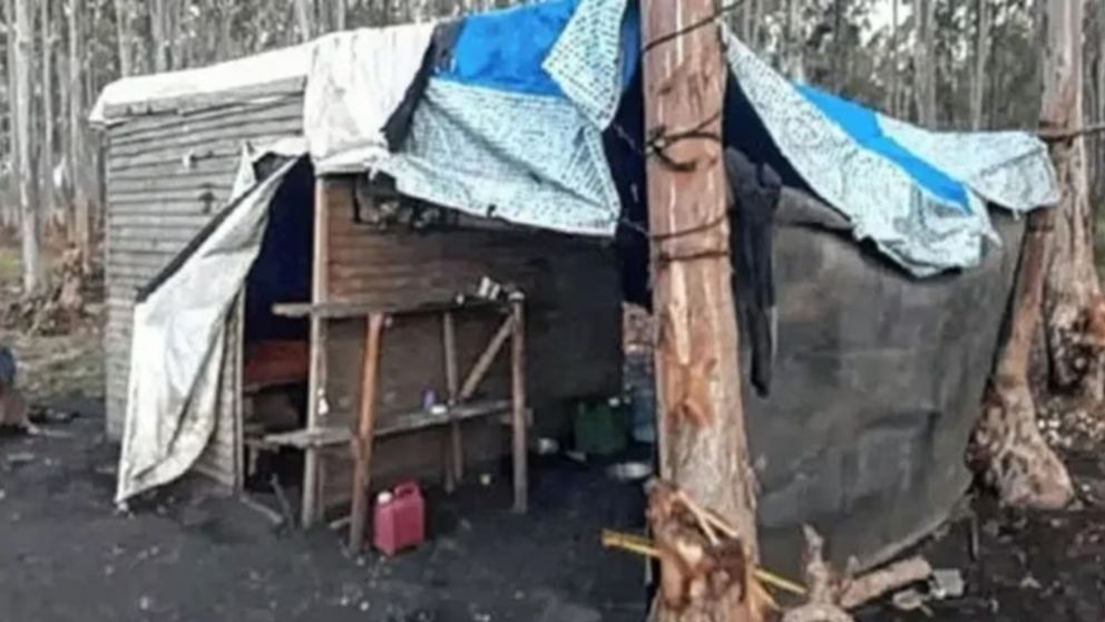 Así vivían las personas que eran explotadas laboralmente.