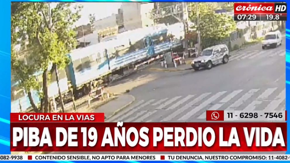 Una joven murió en un accidente fatal en las vías del Tren Sarmiento.