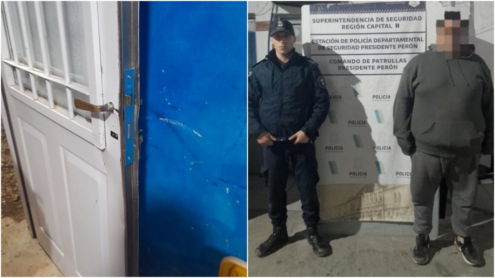 El imputado fue detenido y llevado a la comisaría (Policía Bonaerense).
