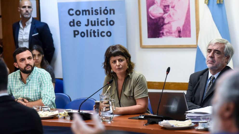 La diputada Carolina Gaillard, del Frente de Todos, preside la comisi�n de Juicio Pol�tico.