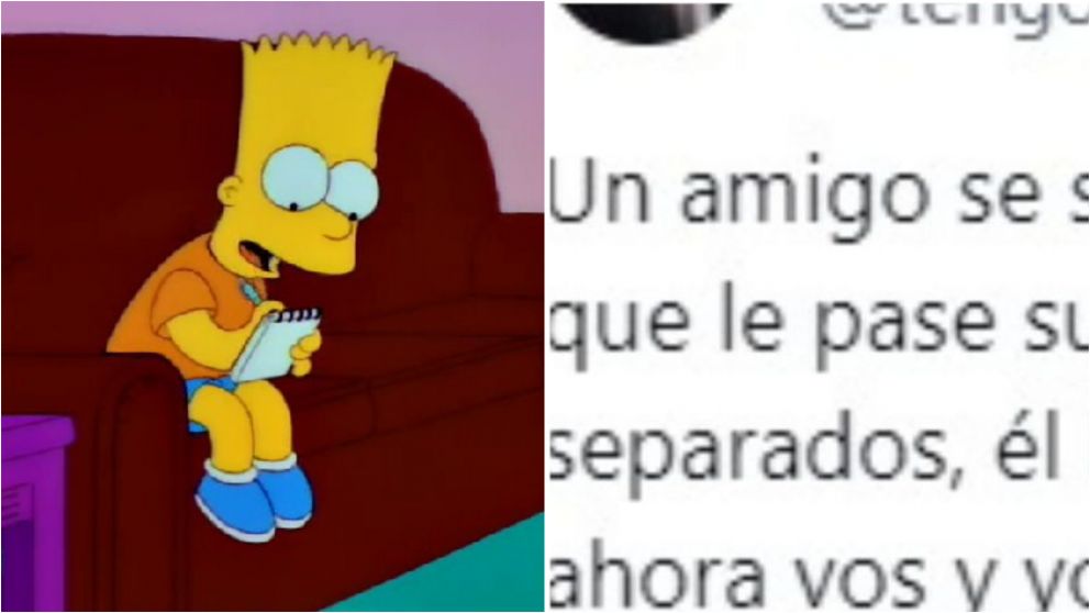 La reacción de la compañera de trabajo de su amigo después de que él contó de su separación causó sensación en X.