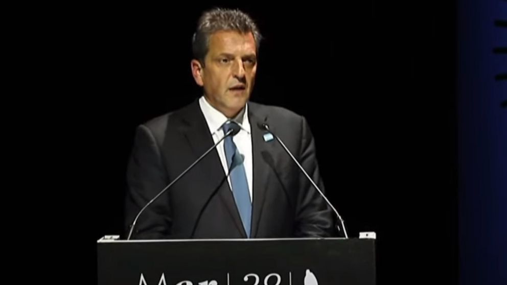 Sergio Massa en Mar del Plata.