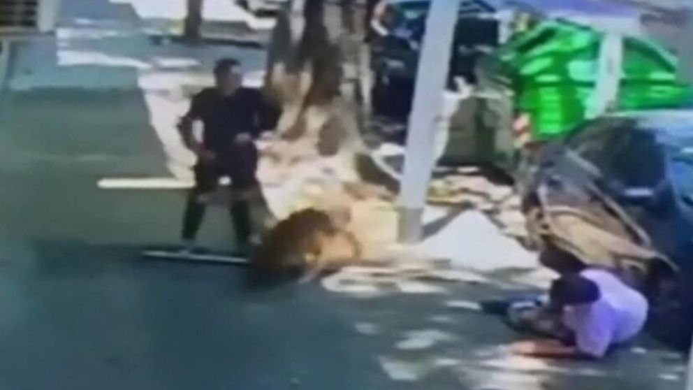 Ocurrió en Virrey Liniers al 1700 y quedó registrado por una cámara de seguridad.
