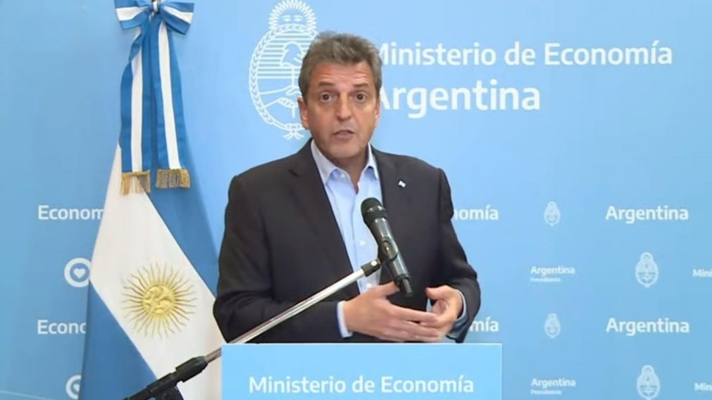Sergio Massa habl� este mi�rcoles sobre el congelamiento del precio de los combustibles (Captura de pantalla)..