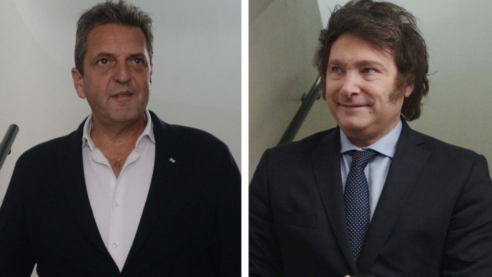 Balotaje: sortean los seis temas del debate presidencial entre Sergio Massa y Javier Milei. (Crónica/Hernán Nersesian)