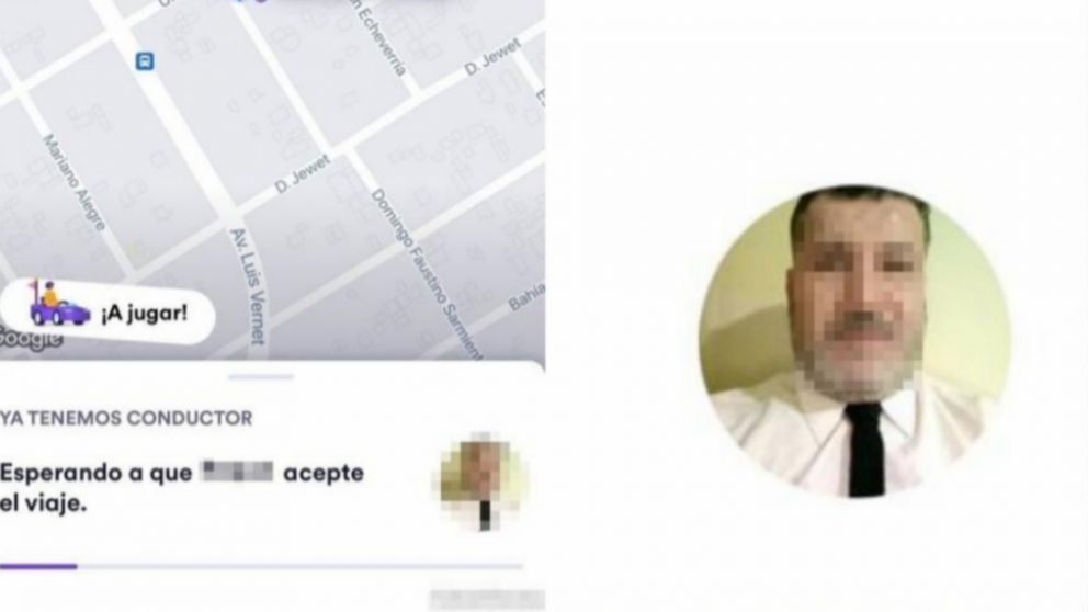 El imputado trabaja como chofer de una plataforma de viajes.