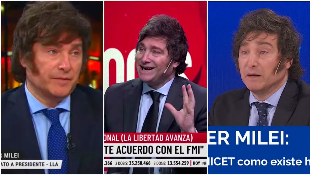 LN+, A24 y TN: La Libertad Avanza se parapetó detrás de Javier Milei.
