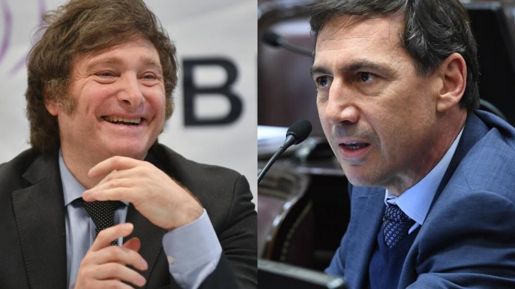 Naidenoff dur�simo contra Milei: lo acus� de "m... la cara" del radicalismo.