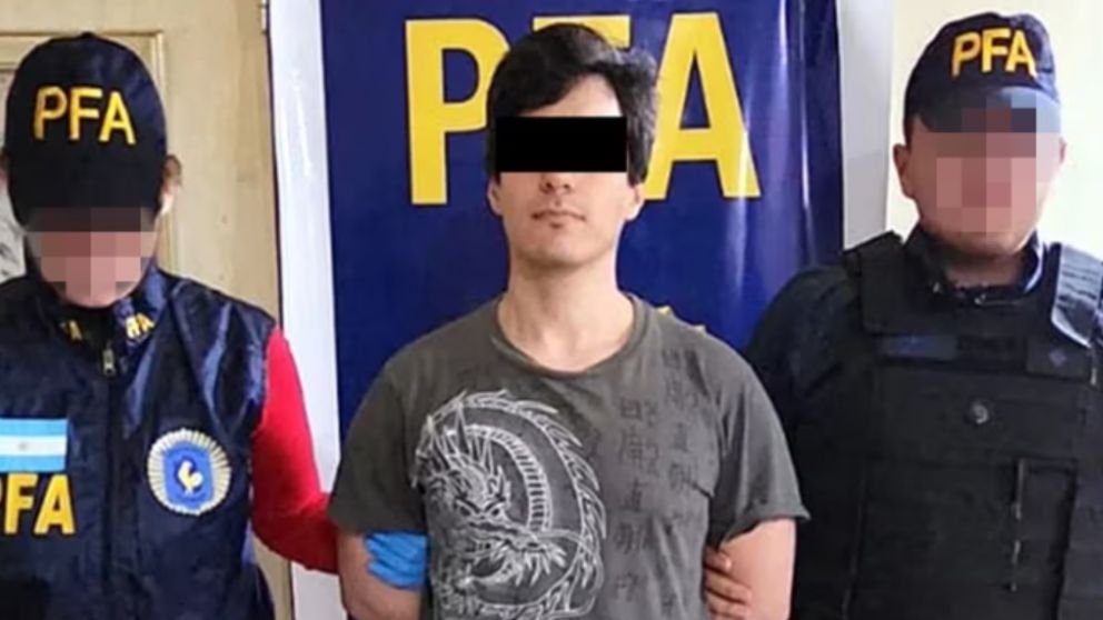 El sospechoso tiene 34 años. (Policía Federal Argentina)