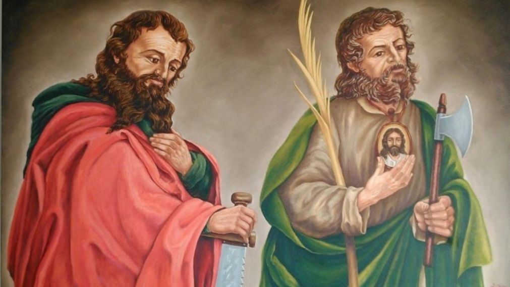 San Simón y San Judas, en el recuerdo de la iglesia católica.