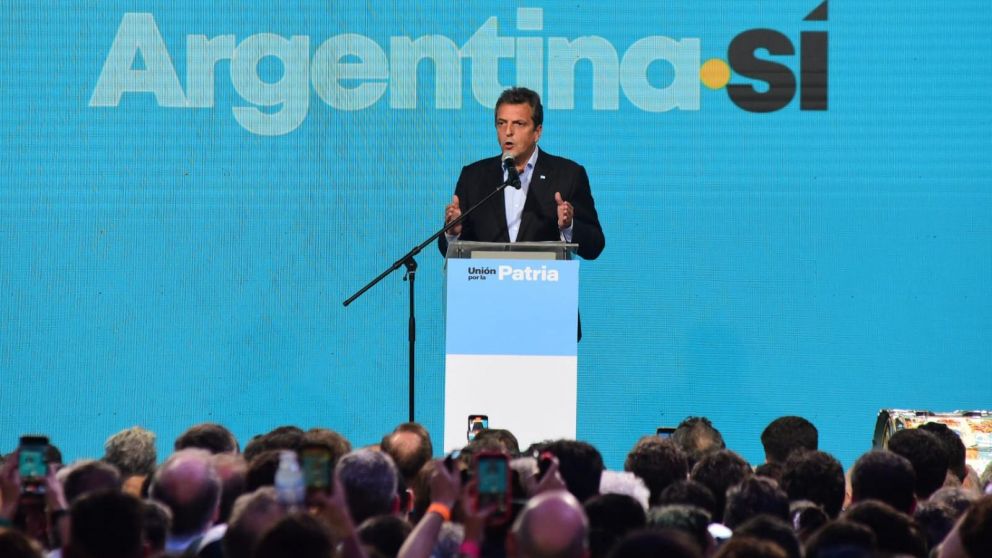 Sergio Massa, candidato a presidente de Unión por la Patria. (Jonatan Moreno/Crónica)