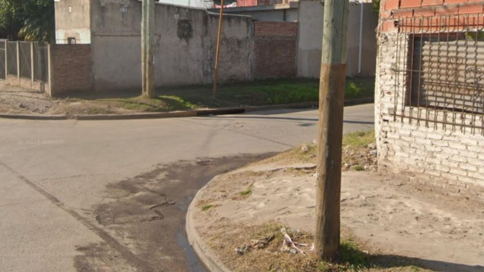 Acá, en esta esquina, se originó el enfrentamiento armado.