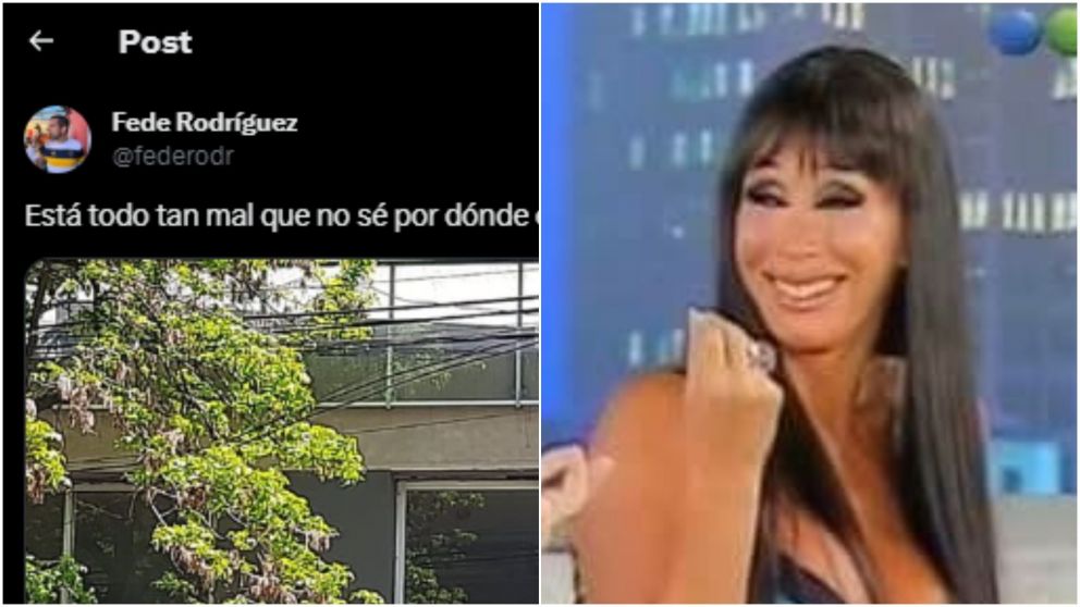 Colgó un pasacalles "romántico", pero el mensaje terminó siendo confuso e hizo estallar a las redes.