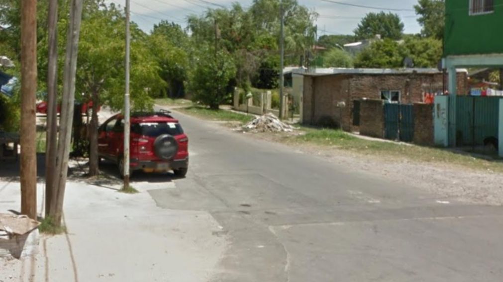 Ac�, en este barrio, se produjo el crimen de Gustavo Andr�s C�ceres.