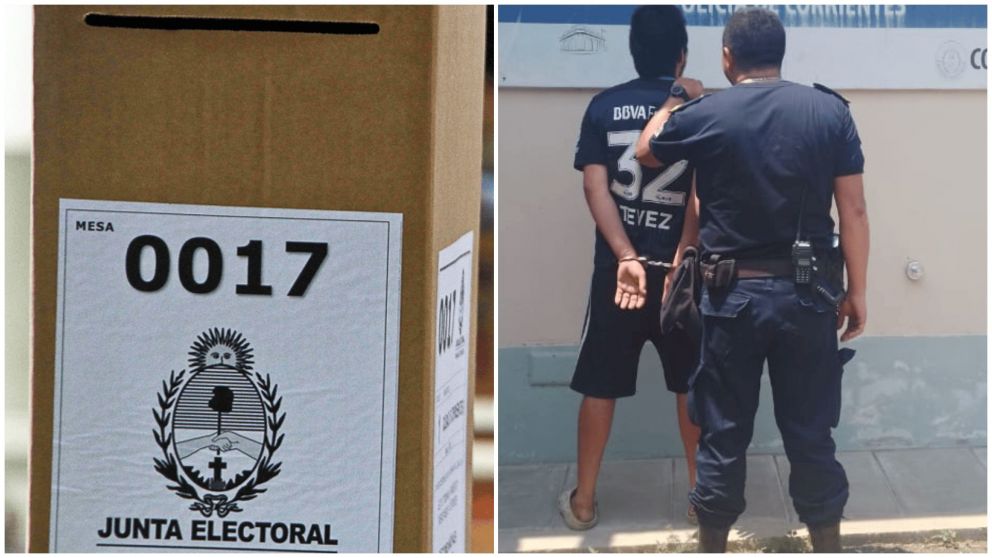 Un ciudadano fue a votar y lo detuvieron porque ten�a un pedido de captura.
