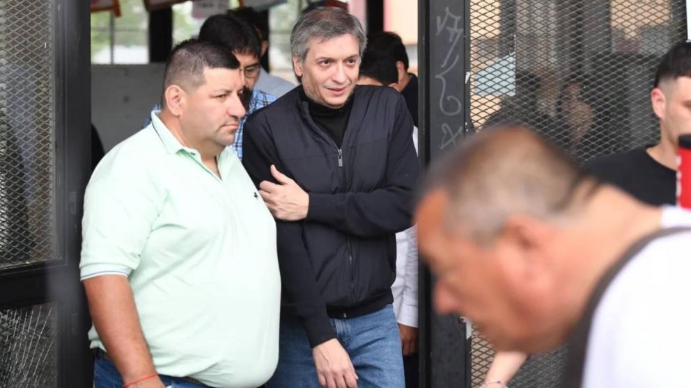 Máximo Kirchner votó en La Plata.