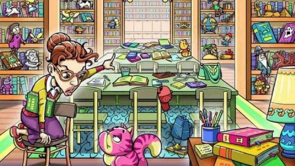 Reto visual sólo para expertos: encontra al ratón en 20 segundos.