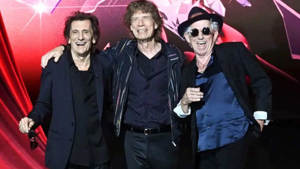 Ronnie Wood, Mick Jagger y Keith Richards.