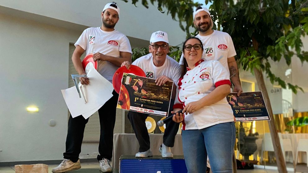 Primer puesto para Argentina en el 7° Campeonato Español de la Pizza en Pizza Clásica.