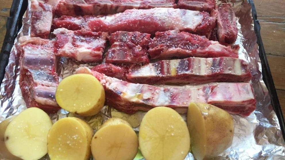 El asado al horno es igual de sabroso que a la parrilla. 