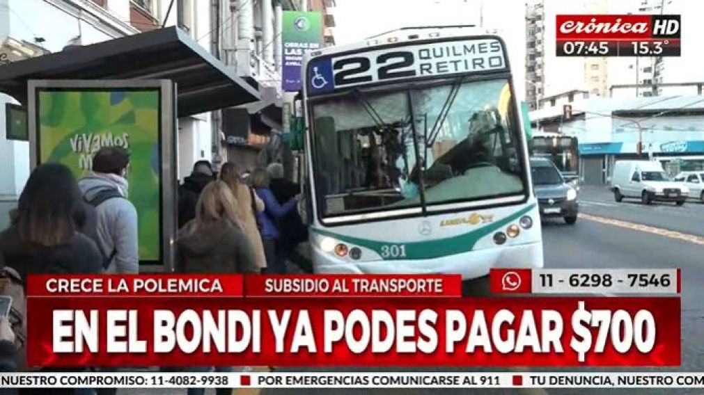 Subsidio al transporte público: nadie se anotó para renunciar al beneficio