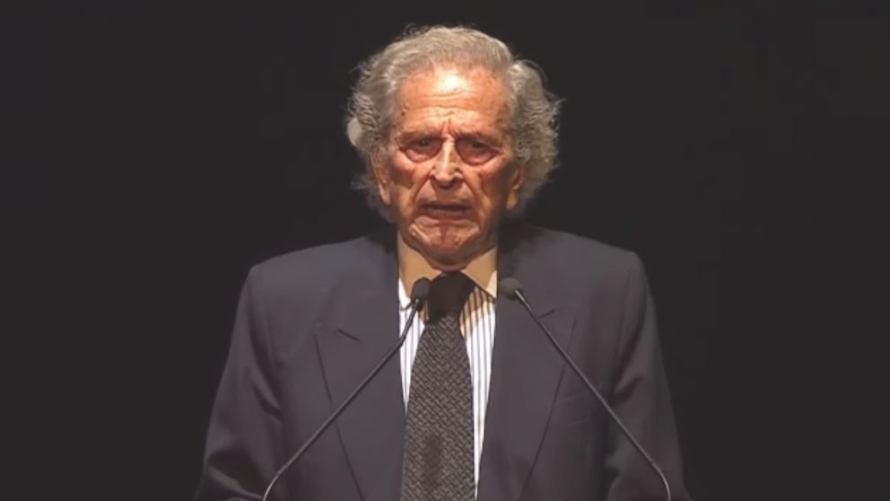 El economista liberal estuvo presente en el Movistar Arena. (Captura)