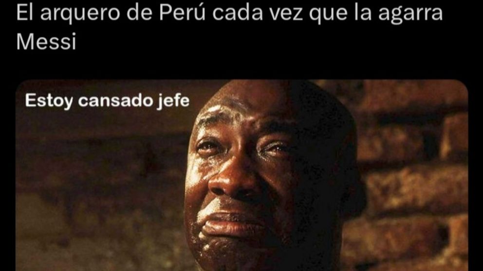 Argentina le ganó a Perú con un doblete de Messi y estallaron los memes en las redes (Imagen redes sociales).