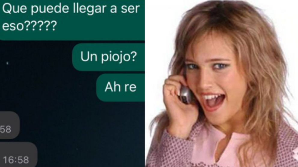 Pensó que tenía un piojo en el ojo, le preguntó a un amigo que era y la respuesta la dejó sin palabras (Twitter/@_mariflorrr).